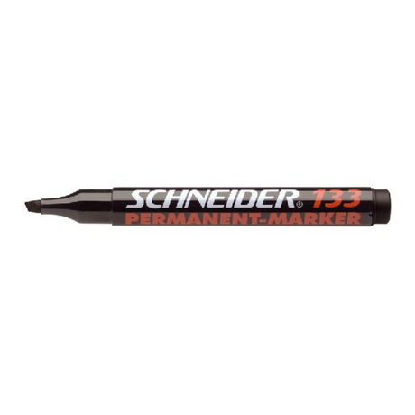 Przyrządy do pisania Schneider Marker permanentny Schneider - maxx 133 - ostrze dłutowe - czarny - 10 sztuk - s-113301-10