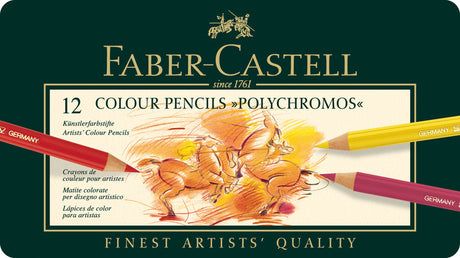 Ołówek Faber Castell FC-110012 Polychromos 3,8 mm Grubość rdzenia Opakowanie 12 sztuk
