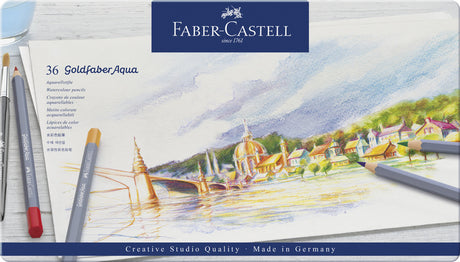 Kredki akwarelowe Faber-castell - goldfaber - etui 36 sztuk - fc-114636