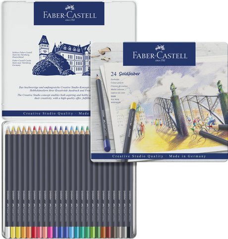 Kredki Faber-castell goldfaber - puszka 24 sztuki - fc-114724