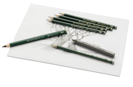 Ołówek Faber Castell FC-119063 9000 w blaszanym pudełku zawierającym 6 sztuk