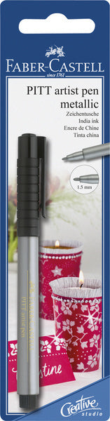 Pióro rysunkowe Faber Castell FC-167398 Pitt Artist Pen 251 srebrne