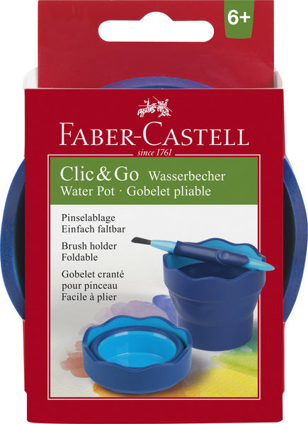 Kubek na wodę Faber-castell - clic go - niebieski - fc-181510