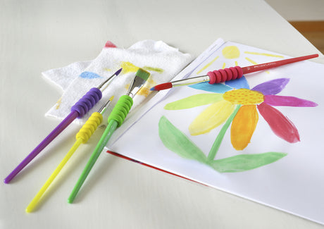 Faber Castell FC-481600 zestaw pędzli plastikowych 4 sztuki