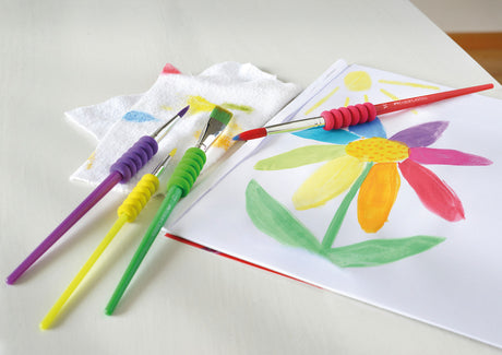 Faber Castell FC-481600 zestaw pędzli plastikowych 4 sztuki
