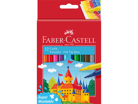 Pisak Faber Castell FC-554201 12 sztuk, zmywalne kartonowe etui