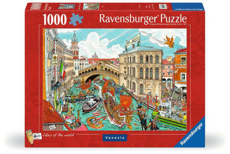 Puzzle Ravensburger Fleroux Wenecja, 1000 elementów.