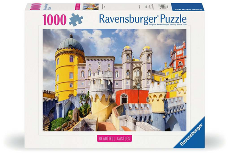 Ravensburger - palã¡cio nacional da pena, portugalia - układanka - 1000 elementów