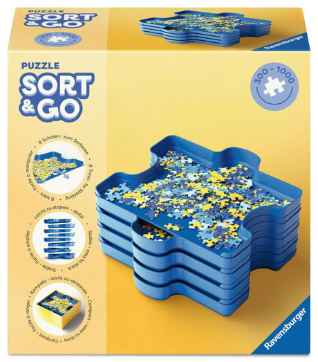 Puzzle Ravensburger Sort and Go - sortownik puzzli - 8 szt.
