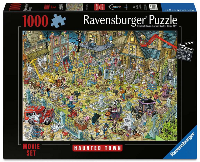 Ravensburger – zestaw filmowy 2: Nawiedzony dom – układanka – 1000 elementów