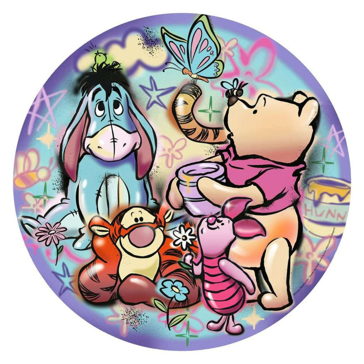 Ravensburger ronde puzzel winnie the pooh, circular - 500 stukjes