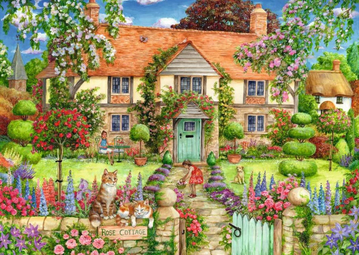 Ravensburger puzzel rose cottage - 1000 stukjes