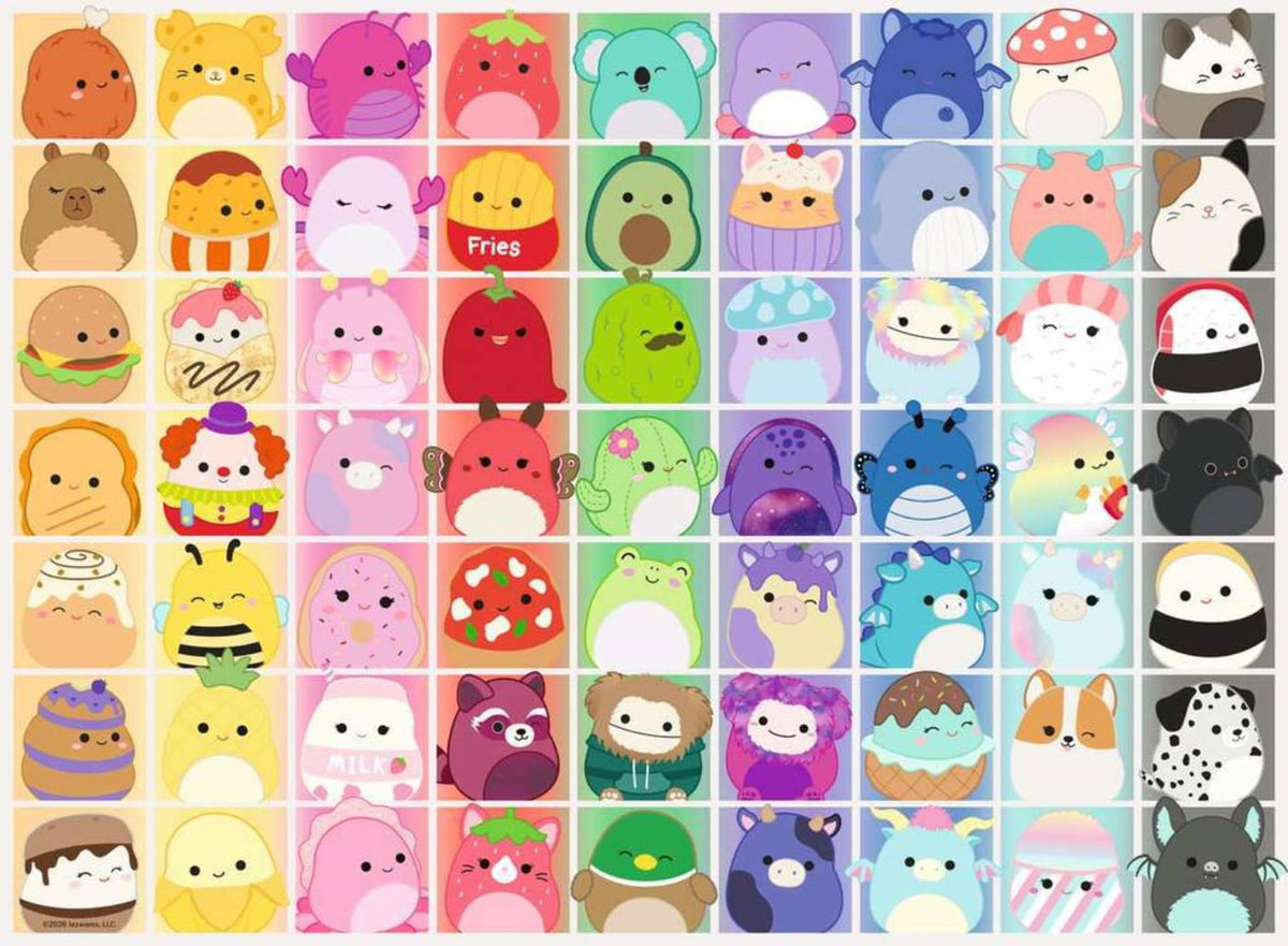 Ravensburger xxl-puzzel squishmallow collection - 100 stukjes
