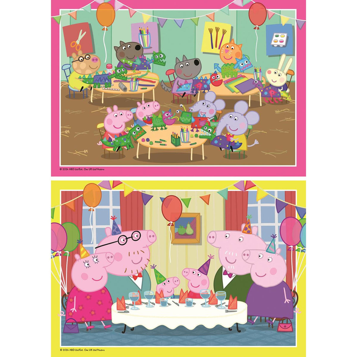 Ravensburger Jigsaw Puzzle Peppa Świnia Peppa, 2x12 PCS.