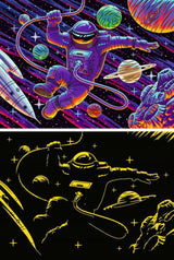 Ravensburger xxl-puzzel outer space adventure (star line) - 200 stukjes