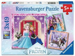 Ravensburger puzzelset disney frozen - 3 puzzels van 49 stukjes