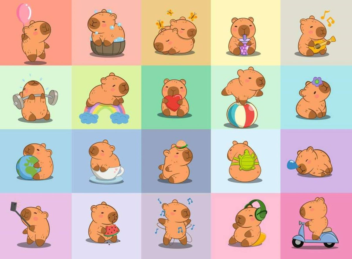 Ravensburger xxl-puzzel capybara - 100 stukjes