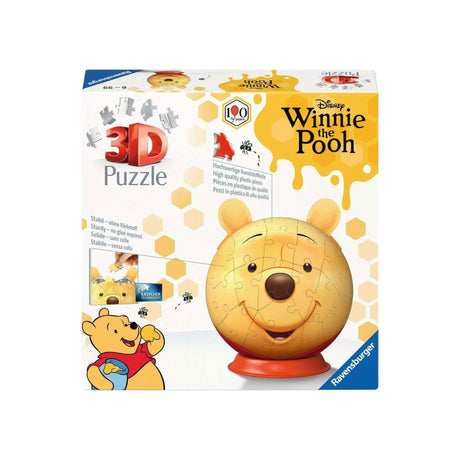 Ravensburger – Disney Kubuś Puchatek – Puzzle 3D z uszami – 77 elementów
