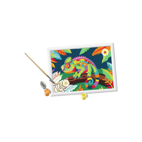 Farba Ravensburger Creart według numerów - kameleon