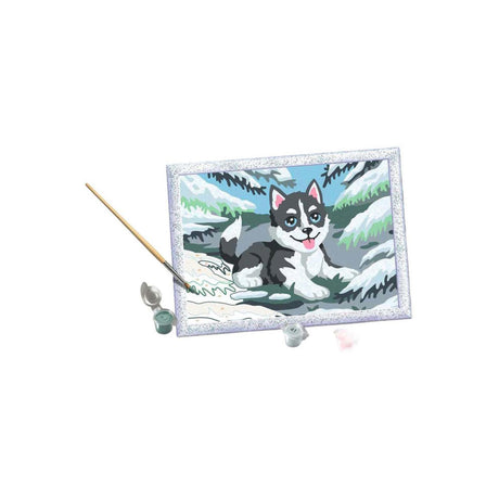 Ravensburger – kreat: bezczelny husky – maluj po numerach
