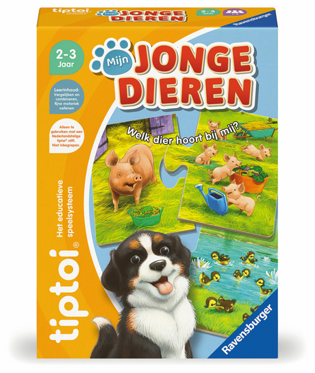 Ravensburger tiptoi moje młode zwierzęta - interaktywna gra dla 1-4 lat -