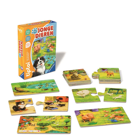 Ravensburger tiptoi moje młode zwierzęta - interaktywna gra dla 1-4 lat -