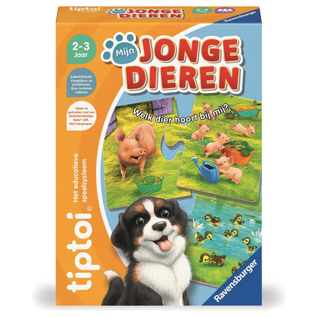 Ravensburger tiptoi moje młode zwierzęta - interaktywna gra dla 1-4 lat -