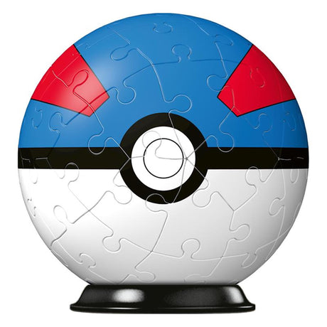 Puzzle 3D Ravensburger Pokémon Great Ball, 54 elementy.