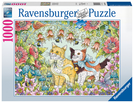 Puzzle Ravensburger przyjaźń kotów 1000 elementów