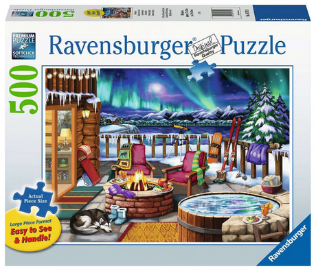 Puzzle Ravensburger Zorza Polarna - układanka - 500 elementów