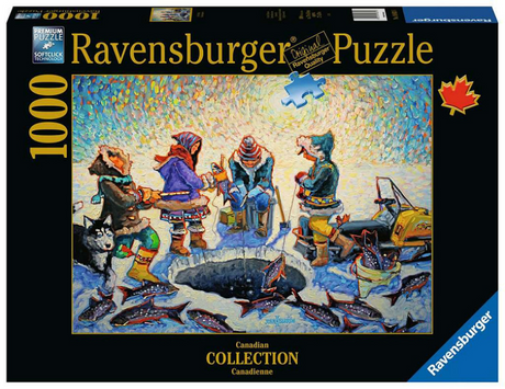 Puzzle Ravensburger do łowienia pod lodem 1000 elementów
