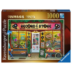 Puzzle Ravensburger vintage winylowe 1000 elementów