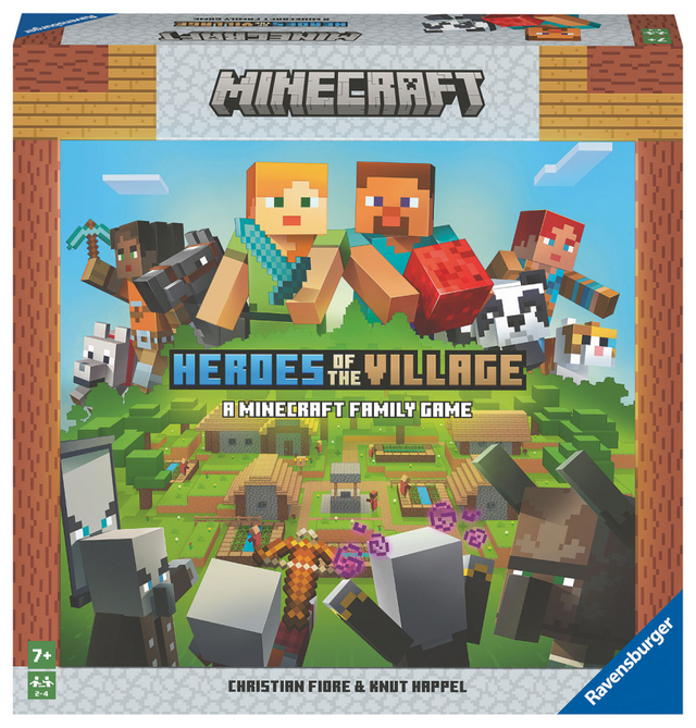 Ravensburger Minecraft Junior: Bohaterowie Wioski - gra planszowa