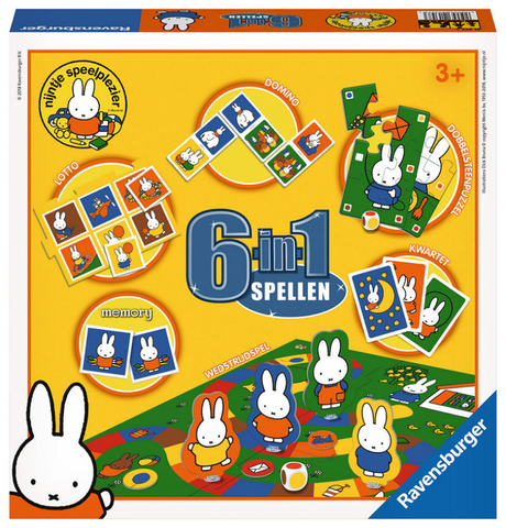 Gry Ravensburger Miffy, 6w1