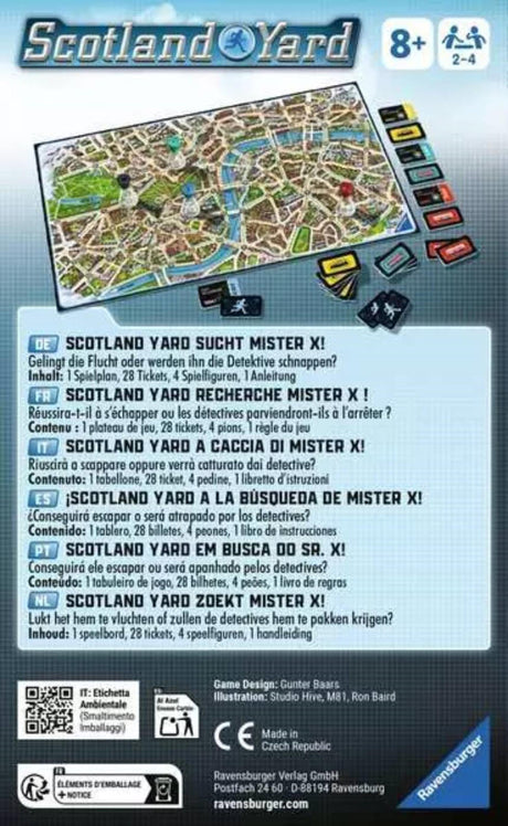 Ravensburger Scotland Yard 24 gra planszowa