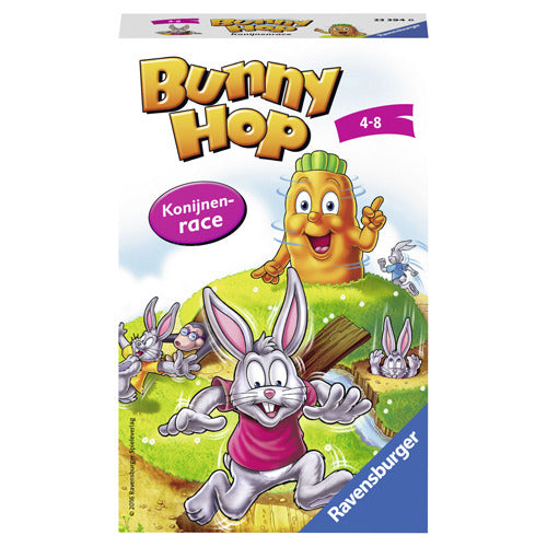 Gra Ravensburger Bunny Hop z wyścigami królików