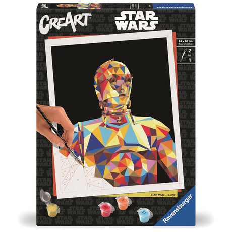 Ravensburger Creart Star Wars C-3PO - malowanie po numerach