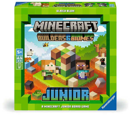 Dziecięca zabawa w budowanie Minecrafta i bimoe firmy Ravensburger