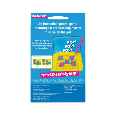 Ravensburger – mazepop – wymagająca gra logiczna – od 8 lat