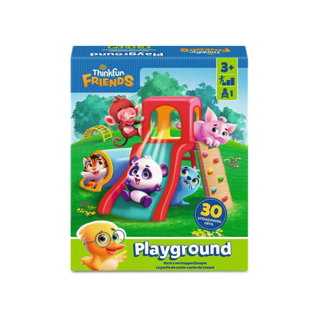 Ravensburger thinkfun – przyjaciele: plac zabaw – gra planszowa – francuski holenderski