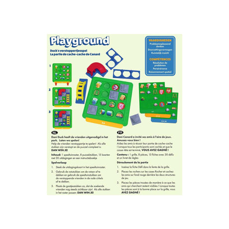 Ravensburger thinkfun – przyjaciele: plac zabaw – gra planszowa – francuski holenderski