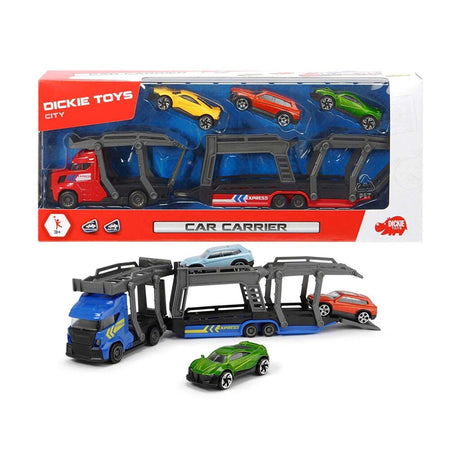 Dickie Toys car transporter + 3 samochody #039; s