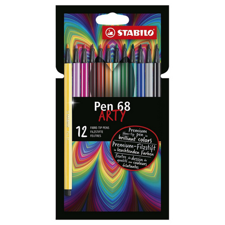 Stabilo pen 68 - flamastr - arty - zestaw 12 kompletów