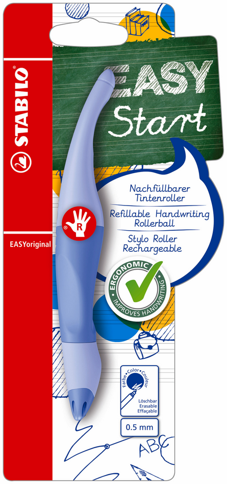 Stabilo easyoriginal - ergonomiczna kulka kulkowa - dla praworęcznych - pastelowy zwiewny błękit