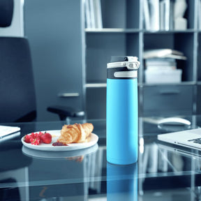 Leifheit Thermosfless Flip 600 ml wody niebieskiego