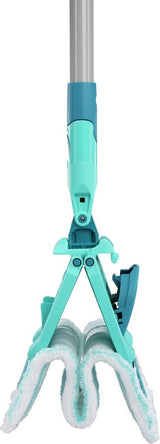 Wycieraczka do podłóg Power Clean firmy Leifheit m – kompletny system – w komplecie. uchwyt (140cm) - szerokość wycierania 33 cm - micro duo