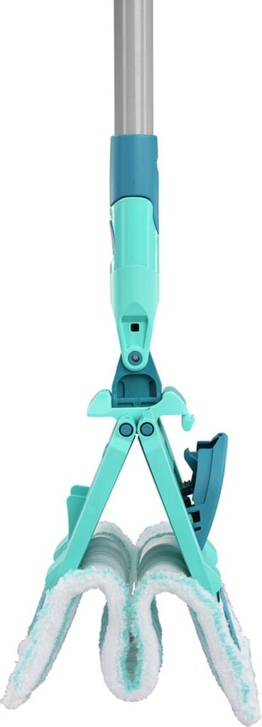 Wycieraczka do podłóg Power Clean firmy Leifheit m – kompletny system – w komplecie. uchwyt (140cm) - szerokość wycierania 33 cm - micro duo