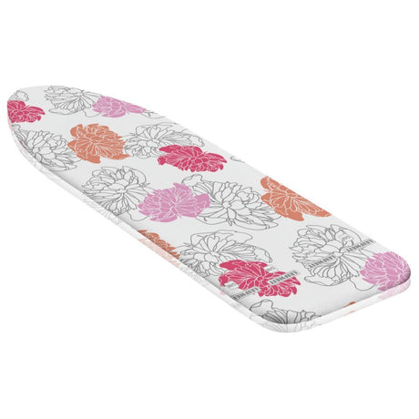 Pokrowiec na deskę do prasowania Leifheit Cotton Comfort s m - 125 x 40 cm powierzchnia do prasowania - molton o grubości 3 mm - różowy - biały - pomarańczowy