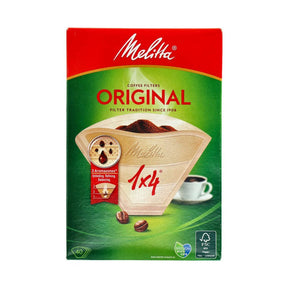 Filtry Melitta 1x4 40 sztuk brązowe