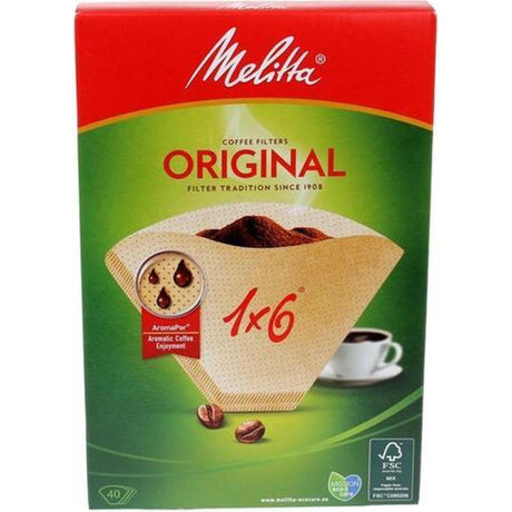 Filtry do kawy Melitta 1x6 40 sztuk